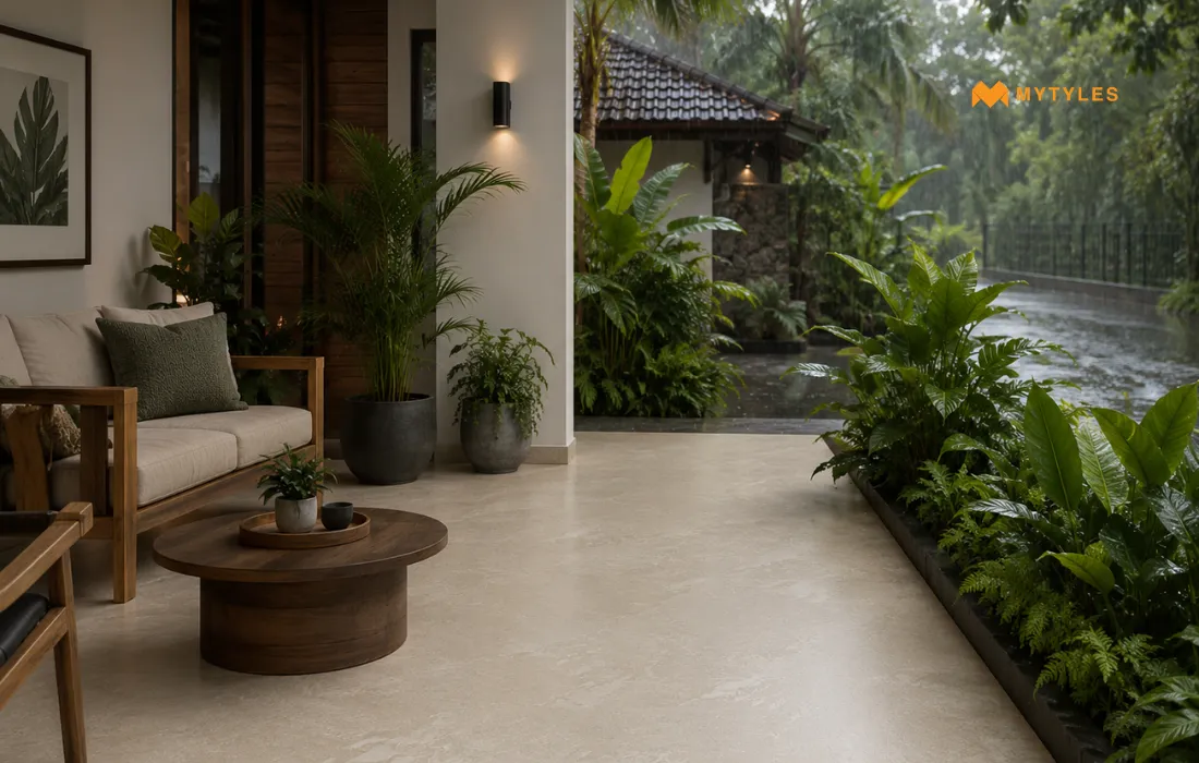 Cream Antiskid Floor Tile